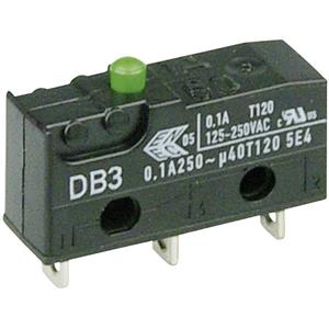 zf Microschakelaar DB3C-A1AA 250 V/AC 0.1 A 1x aan/(aan) Moment 1 stuk(s)