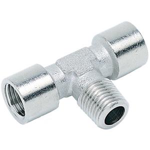 ich T-koppeling 40403 Schroefdraad (binnen) 1/4 Schroefdraad (buiten): R1/4 1 stuk(s)