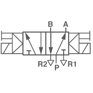 norgren Mechanisch bedienbaar pneumatisch ventiel V50A511A-A213A 24 V/DC Materiaal (behuizing) Aluminium Afdichtmateriaal NBR 1 stuk(s)