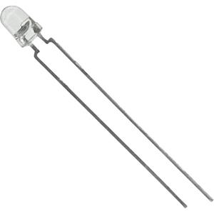 vishay TLHO4200 Bedrade LED Oranje Rond 3 mm 10 mcd 44 ° 30 mA 2.4 V