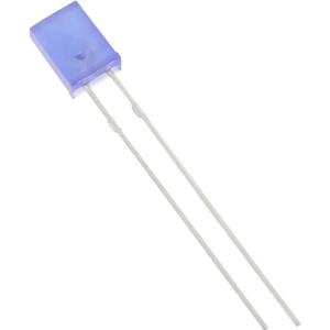 trucomponents TRU COMPONENTS 1577444 Bedrade LED Blauw Rechthoekig 2 x 5 mm 125 mcd 120 ° 20 mA