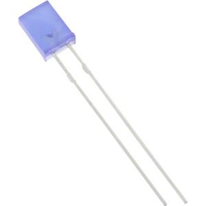 trucomponents TRU COMPONENTS 1577445 Bedrade LED Blauw Rechthoekig 2 x 5 mm 500 mcd 120 ° 20 mA