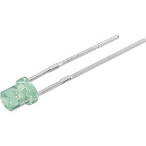 everlightopto Everlight Opto 484SYGT-S530-E2 Bedrade LED Groen Cilindrisch 3 mm 10 mcd 150 ° 20 mA 2 V