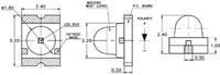 Broadcom ASMT-BG20-AS000 SMD-LED Sonderform Grün 650 mcd 15° 20mA 2V Tape cut