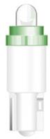 Oshino LED-Signalleuchte W2x4.6d Grün 28V 35 mcd OD­G03WB­24PD