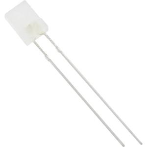 trucomponents TRU COMPONENTS 1577314 Bedrade LED Wit Rechthoekig 2 x 5 mm 175 mcd 120 ° 20 mA