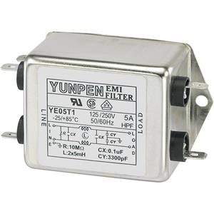 yunpen YE05T1 Ontstoringsfilter 250 V/AC 5 A 5 mH (l x b x h) 75 x 51 x 37 mm 1 stuk(s)