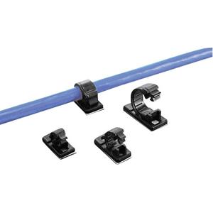 trucomponents TRU COMPONENTS TC-12JR-S203 Bevestigingssokkel Zelfklevend 1593030 Zwart 1 stuk(s)