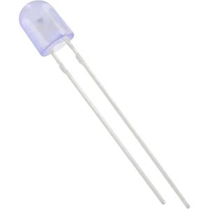 trucomponents TRU COMPONENTS 1577497 Bedrade LED Blauw Ovaal 5 mm 1250 mcd 110 °, 50 ° 20 mA