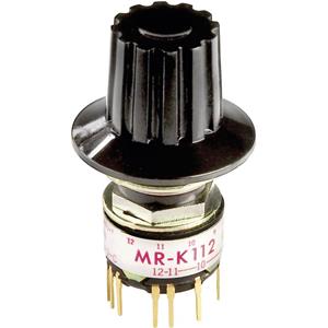 nkkswitches NKK Switches MRK112-A MRK112-A Draaischakelaar 125 V/AC 0.25 A Schakelposities 12 1 x 30 ° 1 stuk(s)