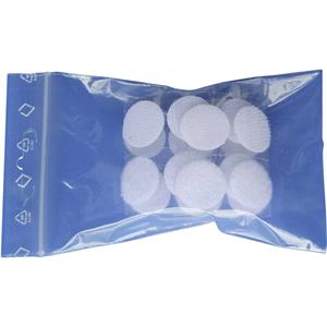 trucomponents TRU COMPONENTS 685-010-Bag Klittenband punten Om vast te plakken Haak- en lusdeel (Ø) 20 mm Wit 8 paar