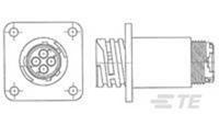 teconnectivity Rundstecker Flanschstecker Serie (Rundsteckverbinder): CPC Gesamtpolzahl: 2