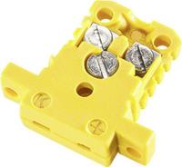 B & B Thermo-Technik Miniatuur Koppelingsblik K-type geel NiCrNi 0.5 mm² Geel 1 stuk(s)