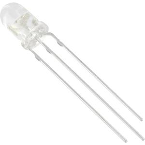 trucomponents TRU COMPONENTS 1577516 Bedrade LED Rood, Groen Rond 5 mm 175 mcd, 75 mcd 35 ° 20 mA
