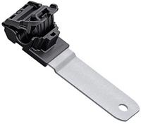 hellermanntyton RCA180LM6-PA66HIRHSUV/ST/ZN-BK Befestigungselement schraubbar Bündel-Ø-B