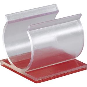 trucomponents TRU COMPONENTS 93014c471a Befestigungssockel selbstklebend Bündel-Ø-Bereich 19.10mm (max)