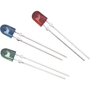 broadcom HLMP-LG65-VY0DD Bedrade LED Rood Ovaal 3 x 4 mm 1380 mcd 50 °, 100 ° 20 mA 2.3 V