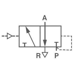 norgren Mechanisch bedienbaar pneumatisch ventiel V50A4D3A-XA090 24 V/DC Materiaal (behuizing) Aluminium Afdichtmateriaal NBR 1 stuk(s)