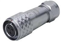 Weipu SF1210/S4 I Ronde connector Koppeling, recht Totaal aantal polen: 4 Serie (ronde connectors): SF12 1 stuk(s)