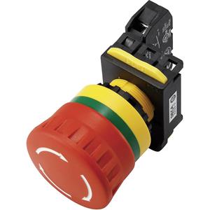 deca A20B-V4E12R Noodstopschakelaar Met contactelement 240 V/AC 6 A 1x NO, 2x NC IP65 1 stuk(s)