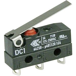 zf Microschakelaar DC1C-A1LC 250 V/AC 6 A 1x aan/(aan) IP67 Moment 1 stuk(s)