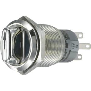 trucomponents TRU COMPONENTS 701826 LAS1-AGQ-22XD/31/B Vandalismebestendige draaischakelaar 250 V/AC 3 A Schakelposities 3 2 x 45 ° IP65 1 stuk(s)