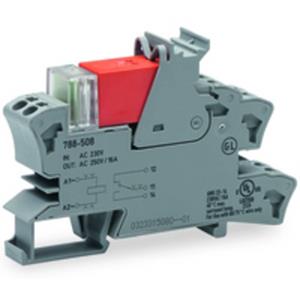 Wago 788-508 Relaismodule Nominale spanning: 230 V/AC Schakelstroom (max.): 16 A 1x wisselcontact 1 stuk(s)