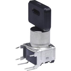 NKK Switches SK14DG30 Schlüsselschalter 28V DC/AC 0.1A 1 x Ein/Ein/Ein 2 x 45° 1St.