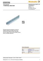 weidmüller TRAGSCHIENE (KL.) TS 35X15LL 2MSTZN 2M