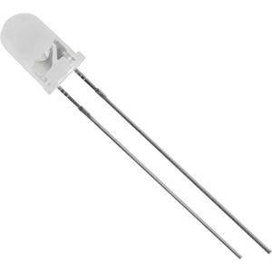 trucomponents TRU COMPONENTS 1577385 Bedrade LED Wit Rond 5 mm 2250 mcd 20 °, 25 ° 20 mA