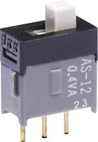 NKK Switches AS22AP Schiebeschalter 28V DC/AC 0.1A 2 x Ein/Ein 1St.