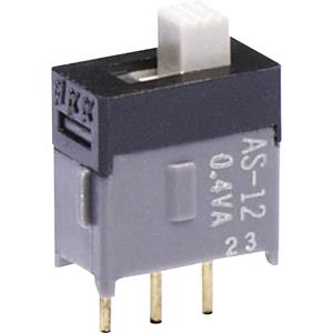 nkkswitches NKK Switches AS13AH Schiebeschalter 28V DC/AC 0.1A 1 x Ein/Aus/Ein 1St.