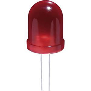 kingbright JL 10 Bedrade LED Rood Rond 10 mm 100 mcd 60 ° 20 mA 2 V