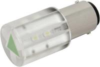CML LED-Signalleuchte BA15D Grün 230 V/AC 280 mcd 18561231