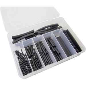 hongshang Sort. S-127 Krimpkous assortiment Zwart Krimpverhouding: 2:1 127 onderdelen