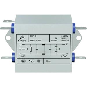 epcos TDK Entstörfilter 250 V/AC 10A 0.82 mH (L x B x H) 77 x 63.5 x 38.1mm 1St.