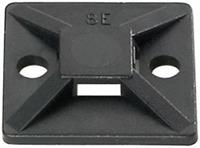 hellermanntyton MB3A-N66-BK-C1 Befestigungssockel selbstklebend, schraubbar 4fach einfäde