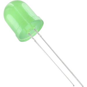 trucomponents TRU COMPONENTS 1577363 Bedrade LED Groen Rond 10 mm 1750 mcd 50 ° 20 mA