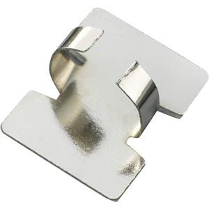 trucomponents TRU COMPONENTS Bevestigingsklem Zelfklevend 543619 Zilver 1 stuk(s)