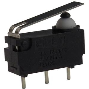 zippy Microschakelaar DW-N3S-01P0D-Z 12 V/DC 3 A 1x aan/(aan) Moment 1 stuk(s)