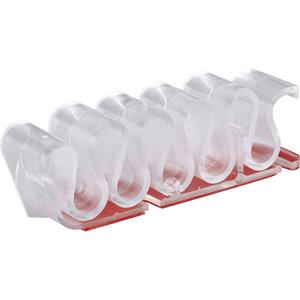 trucomponents TRU COMPONENTS 93014c881a Kabelhalter selbstklebend Bündel-Ø-Bereich 8mm (max) Transparent