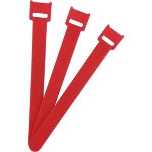 fastech ETK-3-150-1339 Klittenband kabelbinders Om te bundelen Haak- en lusdeel (l x b) 150 mm x 13 mm Rood 1 stuk(s)