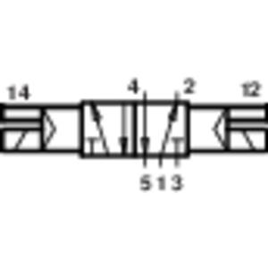 Norgren Mechanisch bedienbaar pneumatisch ventiel V60A511A-A313L 24 V/DC Materiaal (behuizing) Aluminium Afdichtmateriaal NBR 1 stuk(s)