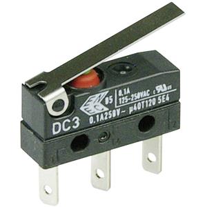 zf Microschakelaar DC3C-L1LC 250 V/AC 0.1 A 1x aan/(aan) IP67 Moment 1 stuk(s)