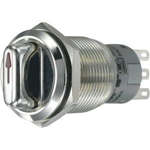 trucomponents TRU COMPONENTS 701810 LAS1-AGQ-11X/21 Vandalismebestendige draaischakelaar 250 V/AC 5 A Schakelposities 2 1 x 90 ° IP65 1 stuk(s)