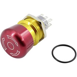 trucomponents TRU COMPONENTS TC-GQ22-A-22TSB203 Noodstopschakelaar 250 V 5 A 2x NO, 2x NC IP65 1 stuk(s)