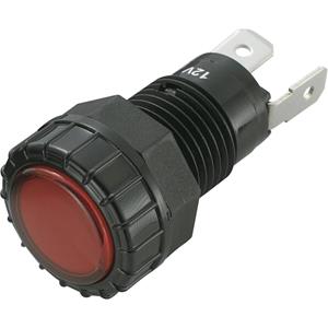 trucomponents TRU COMPONENTS LED-signaallamp Rood 12 V/DC TC-R9-122L1-01-BRR4