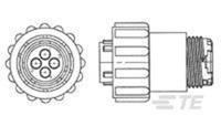 teconnectivity Rundstecker Stecker, gerade Serie (Rundsteckverbinder): CPC Gesamtpolzahl: