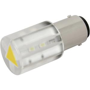 CML LED-signaallamp BA15d Geel 230 V/AC 100 mcd 18561232