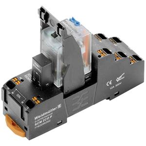 Weidmüllerler DRMKITP 24VDC 2CO LD/PB Relaisbaustein Nennspannung: 24 V/DC Schaltstrom (max.): 10A 2 W